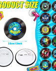 48 Pieces 50S Party Favors 50S Buttons Pins 1950'S Theme Party Decorations Accessories for Backpacks Jean Jackets 12 Styles