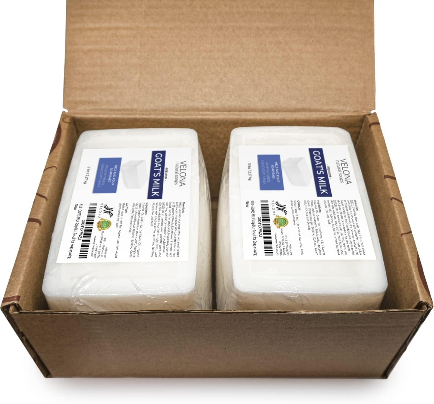 10 LB - Goats Milk Soap Base SLS/SLES Free | Melt and Pour | Natural Bars for the Best Result for Soap-Making