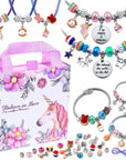 Girls Charm Bracelet Making Kit: Perfect Unicorn Girls Toy Girls Jewelry Making Kit 8-12 a Gifts for Ages 6 7 8 9 10 Crafts for Girls That Imagination Self-Expression and Inspires Creativity