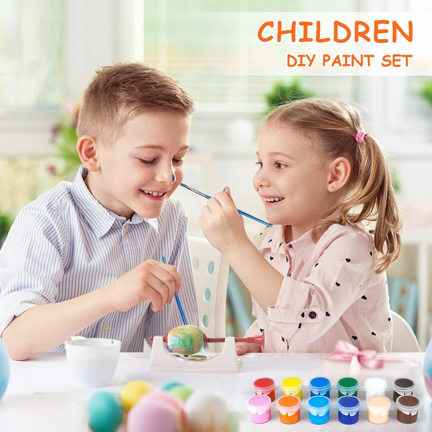 20 Pack Mini Acrylic Paint Set,12 Colors Acrylic Paint Strips for Kids&Adults Craft Paint,280 PCS Kids Paint Set Container Strips Storage, Perfect for Home Birthday Classroom Party Favors……