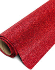 Glitter HTV 12"X3Ft Roll (Red) Iron on Heat Transfer Vinyl