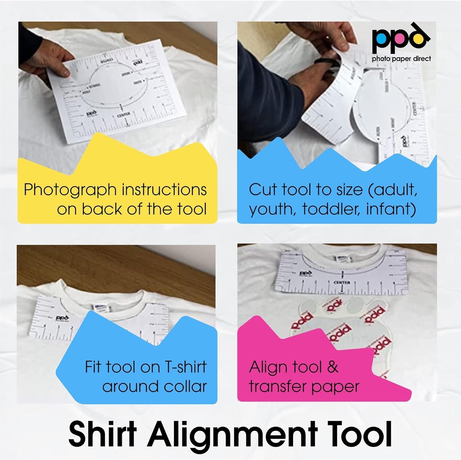 Inkjet Heat Transfer Paper for T-Shirts 20 Sheet Pack Mixed Light &amp; Dark Letter 8.5X11&quot; - (-5-MIX-20)