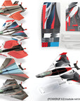 12 Paper Airplane Templates for  2.0 & 4.0. Color Paper Airplanes Templates and Display Stand for Plane.  2.0 or 4.0 Is Not Included