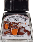 Drawing Ink, 30Ml Bottle, Black Dropper Cap