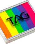 TAG Face and Body Paint Split Cake 50G Neon Rainbow