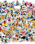 50Pcs Hot Disney Mickey Mouse Stickers for Water Bottle Cup Laptop Guitar Car Motorcycle Bike Skateboard Luggage Box Vinyl Waterproof Graffiti Patches JHSL