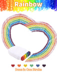 TOCADIS Rainbow Face Paint - Gay Pride Flag Rainbow Makeup Stick for Pride Parade, Pride Temporary Tattoos for Pride Month Celebrations, Party and Festival Makeup (2 Pack)