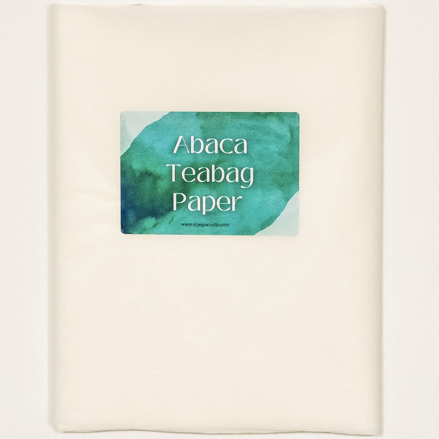 Artist Teabag Paper 12""X360"" for Mixed Media Art, Wet Strength Tissue for Printmaking, Collage, Gelli Plate, Cyanotype, White