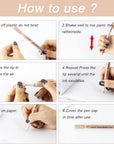 Skin Tone Acrylic Paint Pens, Paint Markers for Wood,Glass,Fabric,Rocks Painting Paint Pens (0.7Skin Tone)