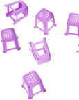 8 Pieces Canvas Stands Paint Stands for Painting Mini Canvas Feet Risers Canvas Support Stands for Fluid Acrylic Pouring Paint Supplies (Purple)