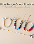 Bead Stopper, 8Pc Set, for Jewelry Making Creative Bead Line End to Prevent Beads from Falling (8Pcs)