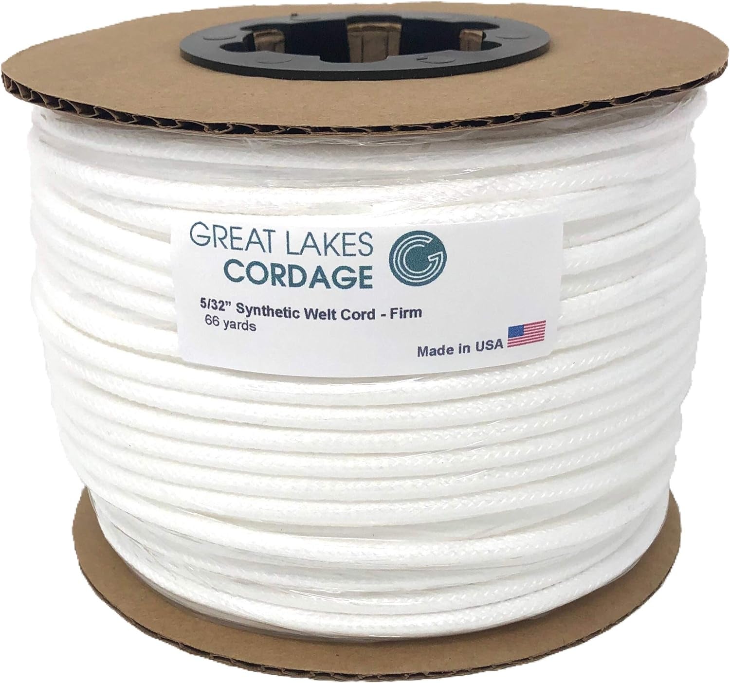 5/32" Firm Synthetic Braided Upholstery Welt Cord, 66 Yds