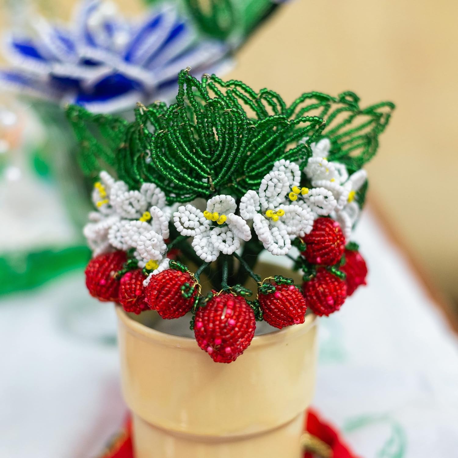 Electric Bead Spinner with 2 Bowls, Wooden Bead Spinner for Jewelry Making, Stepless Speed & Forward/Reverse Direction, Suitable for Seed Beads Clay Beads Pony Beads, Patent Design