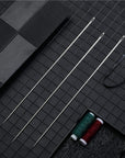 3 Pieces 12 Inch Upholstery Needle Extra Long Sewing Needles for Crafts Stainless Steel Straight Hand Upholstery Needle for Tufting Webbing,Sewing Edges and Stitching through Padding, Arts Projects