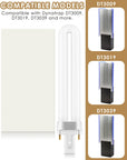 9W 21050 Bulbs & Replacement Glue Boards Kit for Dynatrap DT3009, Indoor Glue Boards Refill Sticky Cards Bulbs Accessories for Dynatrap DT3009 DT3019 DT3039
