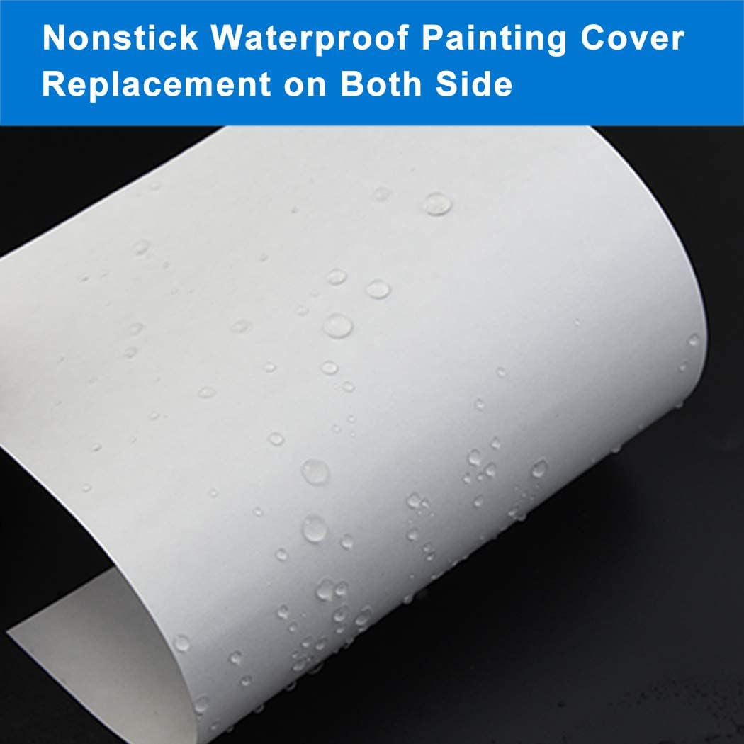 100 Pieces Painting Release Paper Non-Stick Silicone Release Paper Double-Sided Painting Cover Replacement Paper, 5.9 X 3.9 Inch/15 X 10 Cm