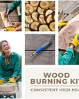 Pyrography Wood Burning Kit for Adults, Beginners, and Professionals, Wood Burning Pen with 8 Tips, Wood Burner Tool for Woodburning Crafts by ﻿