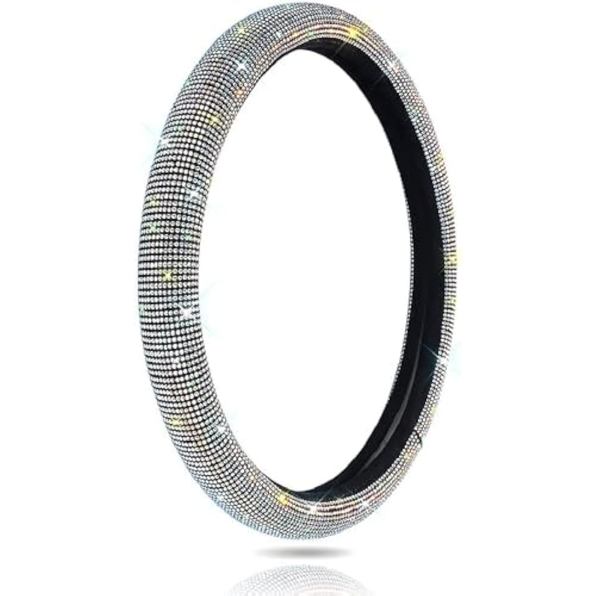 Luxury Diamond Rhinestone Steering Wheel Cover – Universal Fit &amp; Anti-Slip