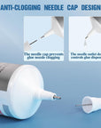 110 Ml B7000 Adhesive Rhinestones Glue for Crafts, B7000 Glue Clear Glue with Glue Spreaders and Dotting Pen Tool, Multipurpose Jewlery Glue for Fabric DIY Craft Makeup Shoes Jewelry Making Nail Art