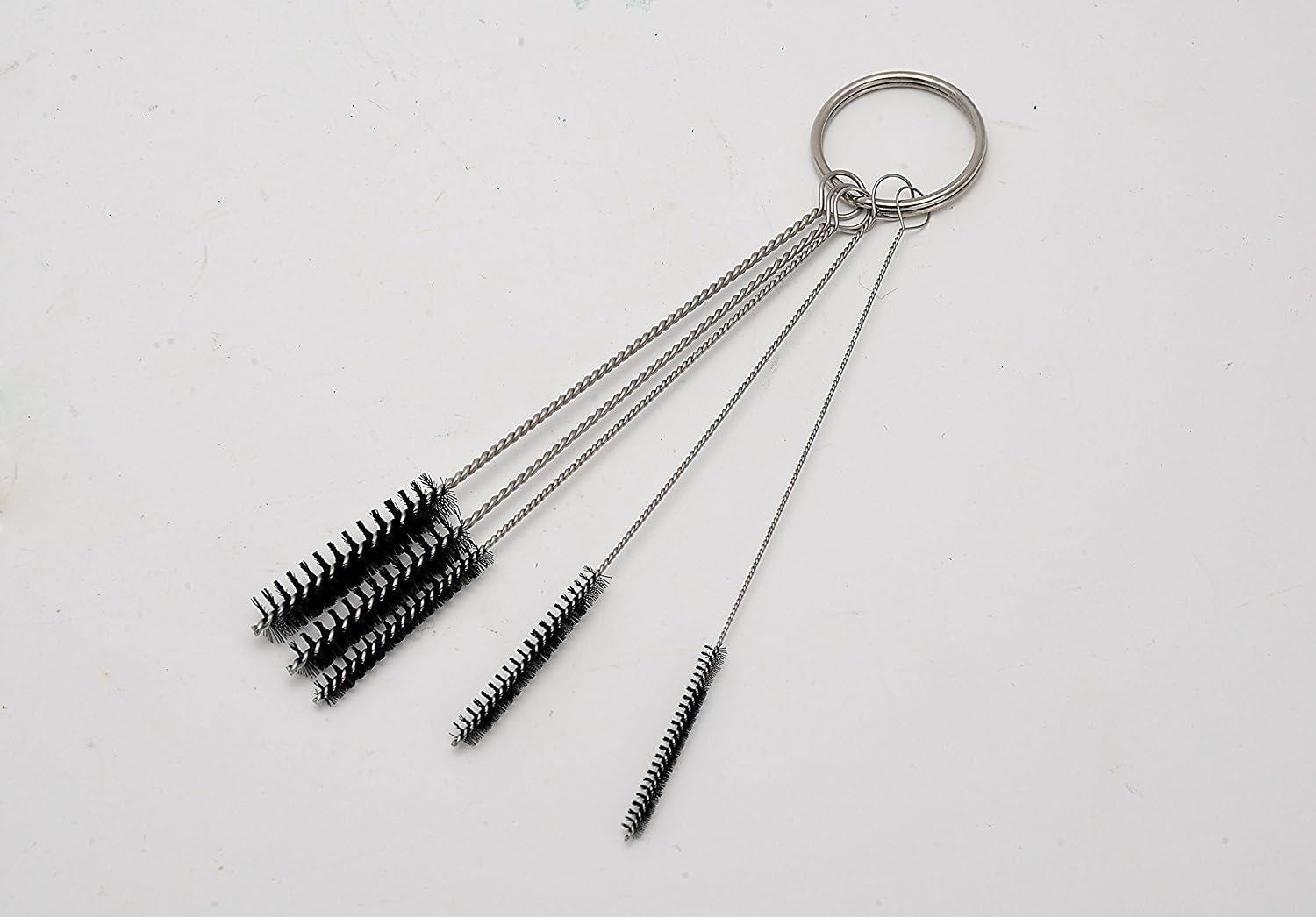4 Set Airbrush Spray Gun Wash Cleaning Tools Needle Nozzle Brush Glass Cleaning Pot Holder