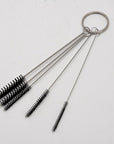 4 Set Airbrush Spray Gun Wash Cleaning Tools Needle Nozzle Brush Glass Cleaning Pot Holder