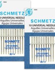 Universal (130/705 H) Household Sewing Machine Needles - Size 90/14-2 Cards - 20 Needles
