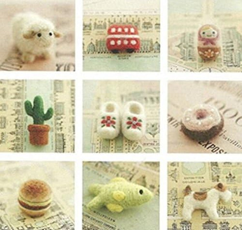 Dod-Life 36 Colors Merino Wool Fibre Roving for Needle Felting Hand Spinning Bin,3G/Color, Total 108G