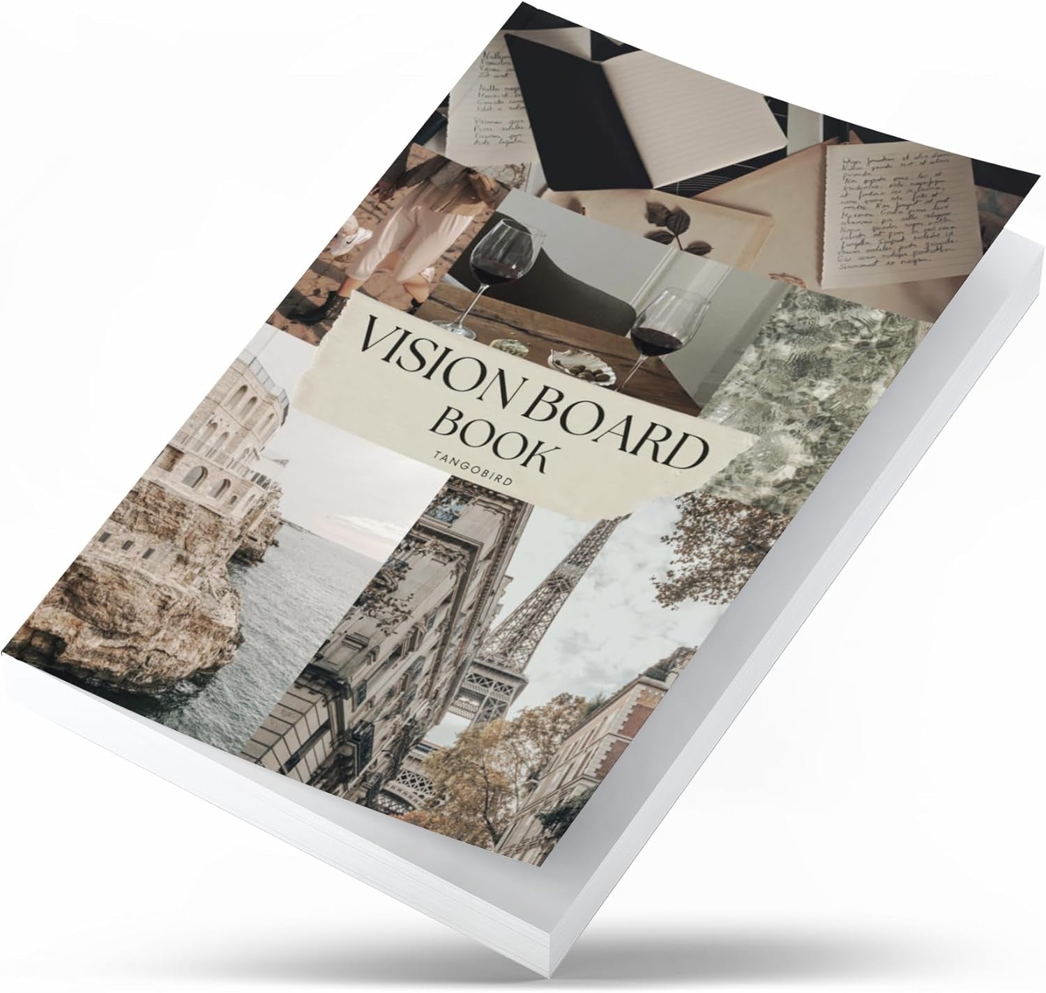 Vision Board Book: Clip Art Images & Words in All Categories, for Visualizing Your Goals & Dream Life, Inspirational Pictures for Collage Making & Scrapbooking