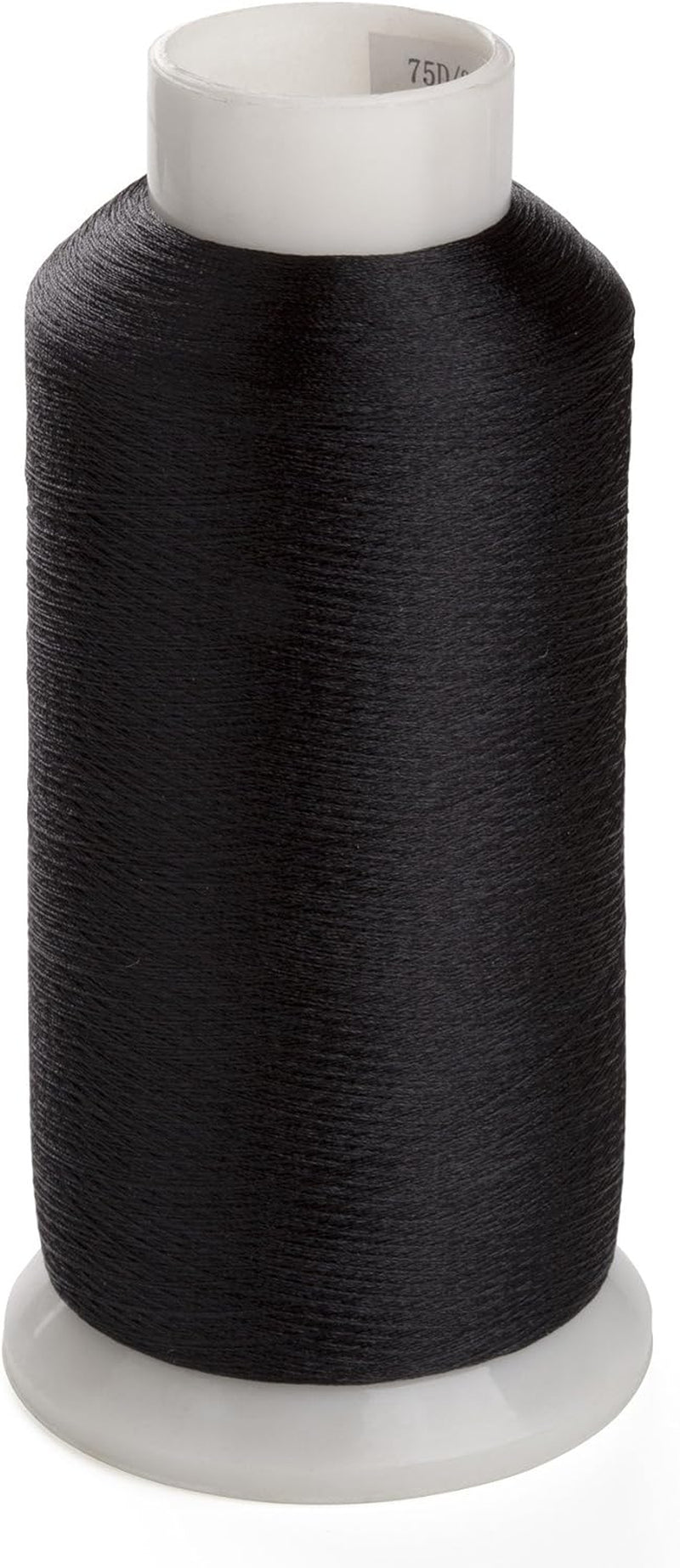 2 Bobbin Thread for Sewing and Embroidery Machine 1 Black and 1 White 5500 Yards Each - 60WT Polyester Bobbin Fill Thread Bottom Threads