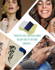 Tattoo Transfer Paper 35 Sheets for Tattooing to Skin, 4 Layers Premium Thermal Stencil Diy, A4 Size (PACK of 35)