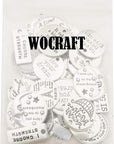 40Pcs Inspiration Words Charms Craft Supplies Beads Charms Pendants for Jewelry Making Crafting Findings Accessory for DIY Necklace Bracelet (M331)