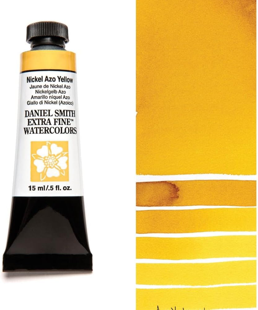Extra Fine Watercolor Paint, 15Ml Tube, Nickel AZO Yellow, 284600061, 0.5 Fl Oz (Pack of 1)
