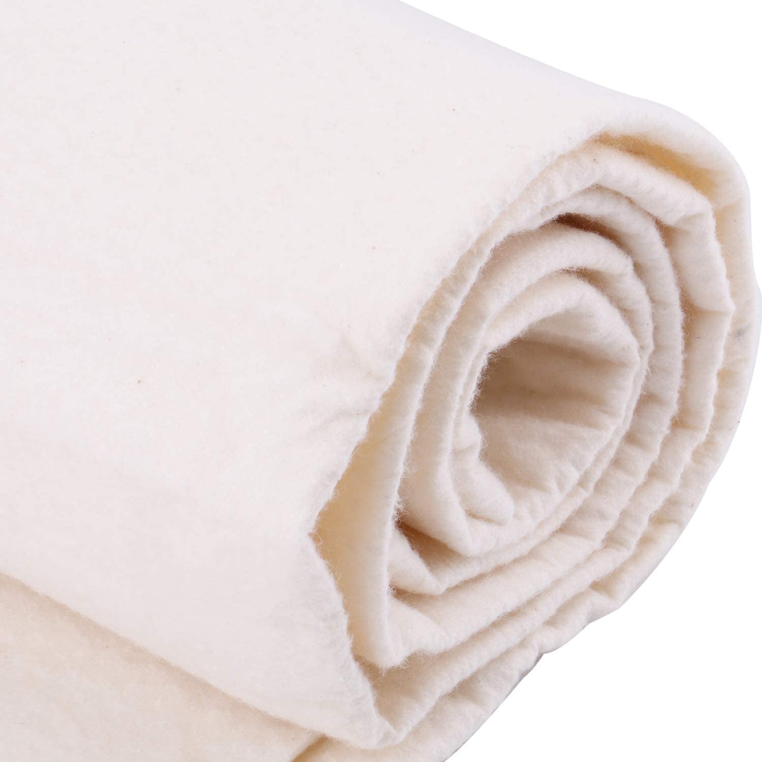 72-Inch X 90-Inch Soft Natural Cotton Batting for Quilts, Craft and Wearable Arts
