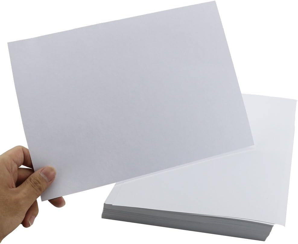 100Sheets  White Watercolor Paper Cold Press Cut Bulk Pack for Beginning Artists or Students. (10 X 7 Inch)