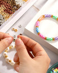 800 Pcs 6Mm Flat Gold Beads Flat round Spacer Beads for Bracelets Making round Rondelle Spacer Beads for Jewelry Making Flat Spacer for Necklaces DIY Loose Beads(Mixed Color)