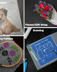 Tracing Paper for Drawing 9”X12" - 100 Sheets of Tracing Paper Pad, 50Gsm Artistic Tracing Paper for Kids, Transparent Paper for Trace Images, Sketch, Drawing by