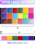 Athena Face Body Paint Oil Palette, Professional Flash Non Toxic Safe Tattoo Halloween FX Party Artist Fancy Makeup Painting Kit for Kids and Adult