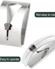 Zipper Jig Tool, Quick Zipper Jig Sliders for Zipper Pulls, Stainess Steel Zipper Installing Tool for Pants, Dresses(2 Pack)