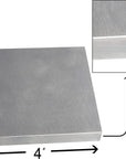 Steel Bench Block 4"X4" Flat Anvil Jewelers Tool Metal Bench Block for Jewelry and Stamping (4''X4''X1/2'')