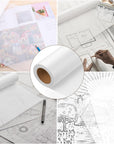 Tracing Paper Roll 12In X 25Yd, White Trace Paper Pattern Paper Translucent Tracing Paper for Sewing, Drawing, Sketching, Gift Wrapping