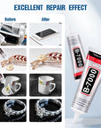 110 Ml B7000 Adhesive Rhinestones Glue for Crafts, B7000 Glue Clear Glue with Glue Spreaders and Dotting Pen Tool, Multipurpose Jewlery Glue for Fabric DIY Craft Makeup Shoes Jewelry Making Nail Art