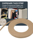 Upholstery Tack Strip, 1/2 Inch X 10 Yard Roll, Great for Making Professional Edges on Furniture, Couch, Chair, and Sofa, Includes Instructions