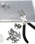 The  Wire Bending Jig Tool with 6 in 1 Wire Bending Plier Bail Making Pliers Wire Looping Pliers for Wire Jewelry Making and Wrapping
