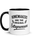 White Ceramic Mug with Color Inside