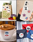 2024 Donald Trump Stickers Roll 500Pcs - Funny Presidential Election USA American Flag Decals - Easy Stick & Removeable for Scarpbook Window Tumblers Water Bottles Teens