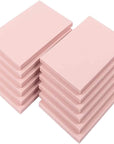 12Pcs 4"X6" Pink Rubber Carving Blocks Linoleum Block Stamp Making Kit