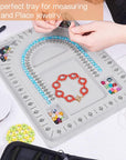 Bead Tray for Jewelry Making and Jewelry Making Supplies Kit Own Bead Tools for Jewelry Making Include Beading Board, Bead Tool Kit, Jewelry Making Tools for Jewelry Repair (23Pieces)