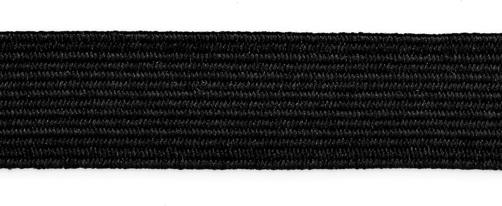 1/2&quot; Braided, Black, 45 Yd Elastic, 1/2-Inch by 45-Yard
