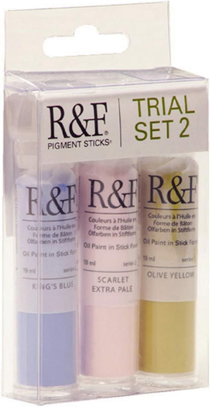 Handmade Paints 19Ml Oil Pigment Stick Trial Set 2, Set of 3