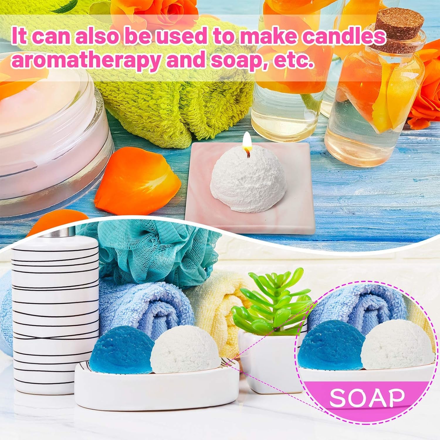 Silicone 3D Ice Cream Ball Shape Silicone Molds Cookie Pastry Mold Soap Candle Clay Mold Aromatherapy Plaster Mold, for Wedding Cake Chocolate Dessert Pudding Mousse DIY Kitchen Baking (3 Pieces)